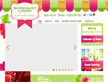 Tablet Screenshot of campuscandyandyogurt.com